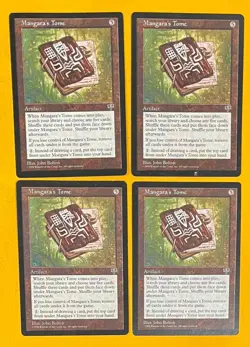 MTG MANGARA'S TOME (x4) Mirage (OldManMTG 010-216) - Image 1