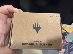 Magic the Gathering Silverquill Statement Commander Deck Eco-Friendly Outer Box - Image 1