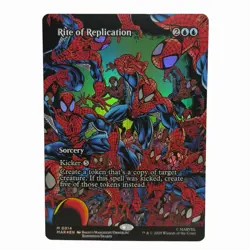 Rite of Replication Borderless Foil #14 Mythic MTG Spider-Man MAR EN NM - Image 1