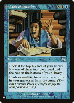 Flash of Insight 40 | Near Mint | The List Magic MTG - Image 1