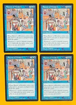 MTG BAZAAR OF WONDERS (x4) Mirage (OldManMTG 010-128) - Image 1