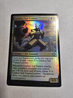 Golden-Tail Trainer Modern Horizons 3 Foil - Image 1