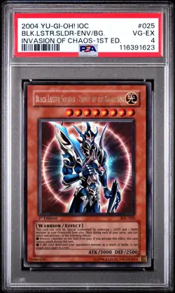 PSA 4 1ST EDITION Black Luster Soldier Envoy of the Beginning IOC-025 YUGIOH - Image 1