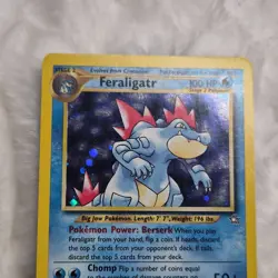 Pokemon Feraligatr 4/111 Neo Genesis Holo Rare Unlimited 2000 Stage 2 100 HP - Image 4
