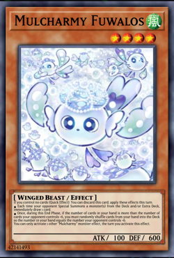 Yugioh! Mulcharmy Fuwalos 2025 Mega-Pack MP25-EN102 Prismatic Secret Rare - Image 1