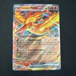 Team Rockets Moltres EX 031 Destined Rivals Pokemon TCG - Image 1
