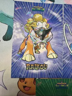 3 Cracked Ice Holo Entei Raikou Suicune Non-TCG Pokemon Cards Database - Image 2