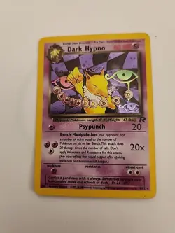 Dark Hypno 9/82 Team Rocket Holo Pokemon MP LP - Image 1