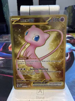 Pokemon Mew ex 193/165 Scarlet & Violet 151 Ultra Rare EX Full Art Holo 180 HP - Image 1