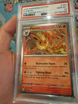 Pokemon Prismatic Evolutions Flareon Vaporeon Jolteon Promo PSA 10 Set (3) - Image 4