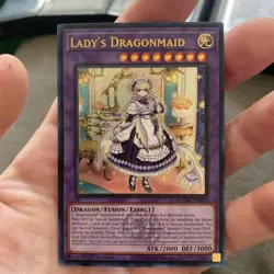 Yugioh! 3x Lady's Dragonmaid BLMM-EN049 Emblazoned Ultra Rare 1st Ed NM - Image 4