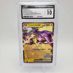 Toxtricity EX Illustration Contest 2024 Black Star Promo Graded CGC Gem Mint 10 - Image 1