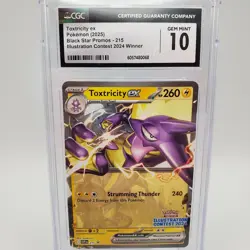 Toxtricity EX Illustration Contest 2024 Black Star Promo Graded CGC Gem Mint 10 - Image 2