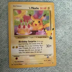 2021 Pokemon Celebrations Classic Collection ______'s Birthday Pikachu #24 Holo - Image 1