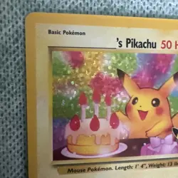 2021 Pokemon Celebrations Classic Collection ______'s Birthday Pikachu #24 Holo - Image 4
