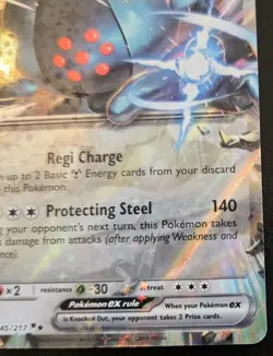 Registeel EX 145/217 Double Rare Mega Evolution: Ascended Heroes Pokemon TCG - Image 5