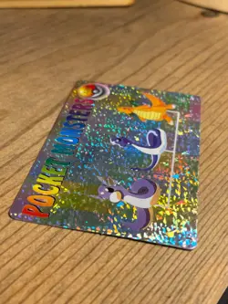 Dragonite Dratini Pokemon Pocket Monsters Prism Holo Vending Sticker #1206 - Image 2