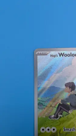 Pokemon TCG Hop’s Wooloo 170/159 IR Journey Together Illustration Rare Holo NM - Image 3