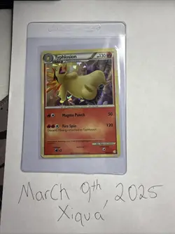 Typhlosion 32/123 | Cracked Ice Holo | Deck Exclusives | Moderately Played - Image 1