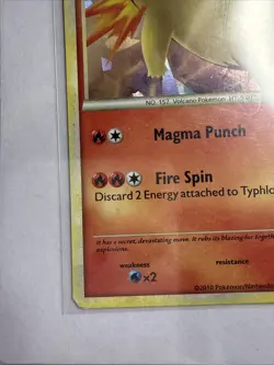 Typhlosion 32/123 | Cracked Ice Holo | Deck Exclusives | Moderately Played - Image 2