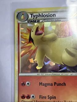 Typhlosion 32/123 | Cracked Ice Holo | Deck Exclusives | Moderately Played - Image 3