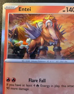Entei 025/217 Holo Rare Mega Evolution: Ascended Heroes Pokemon TCG - Image 2