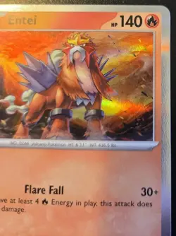 Entei 025/217 Holo Rare Mega Evolution: Ascended Heroes Pokemon TCG - Image 3