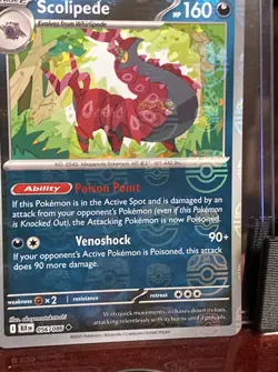 Pokemon TCG Scolipede (Master Ball Pattern) 056/086 Sv: Black Bolt Holo - Image 1