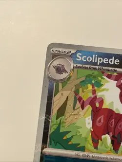 Pokemon TCG Scolipede (Master Ball Pattern) 056/086 Sv: Black Bolt Holo - Image 2