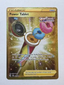 Pokemon TCG - Power Tablet - Fusion Strike 281/264 Secret Rare Gold Holo - Image 1