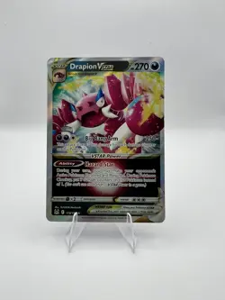 2022 POKEMON SWORD & SHIELD LOST ORIGIN 119 DRAPION VSTAR - Image 1