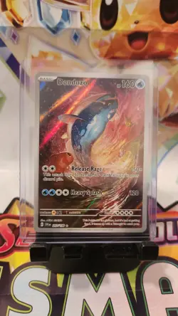 Pokemon TCG Scarlet & Violet Dondozo Illustration Rare Holo Card 207/198 - Image 1