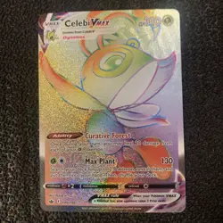 Celebi VMAX 199/198 - Chilling Reign Secret Rainbow Rare Pokemon TCG NM - Image 1
