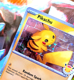 Pikachu *FART SWIRL* #051/162 (2026 Pokemon Day 30th Anniversary) Pokemon NM - Image 1
