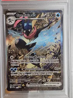 PSA 10 Greninja EX Shrouded Fable Special Illustration Rare Pokemon Card - Image 2