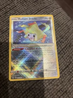 Pokemon TCG Radiant Jirachi Silver Tempest 120/195 Holo Radiant Rare - NM - Image 1