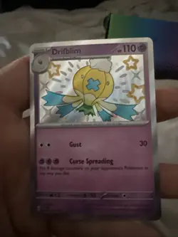 Drifblim - 156/091 - Pokemon TCG Paldean Fates Shiny Holo Rare Near Mint - Image 1
