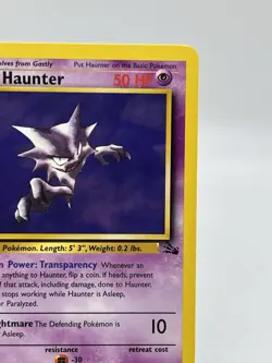 Pokemon TCG 1st Edition Haunter 21/62 Fossil Set Non Holo Rare 1999 WOTC VTG NM - Image 3