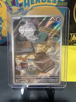 Pokemon TCG Espurr POR 095/088 Holo Basic 60 HP Psychic English Nintendo - Image 1