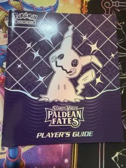 Pokemon TCG Scarlet & Violet Paldean Fates Player's Guide / Set Checklist - Image 1
