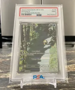 2023 POKEMON MEW EN-151 ILLUSTRATION RARE #175 PSYDUCK PSA 9 - Image 2