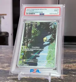 2023 POKEMON MEW EN-151 ILLUSTRATION RARE #175 PSYDUCK PSA 9 - Image 3