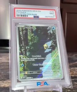 2023 POKEMON MEW EN-151 ILLUSTRATION RARE #175 PSYDUCK PSA 9 - Image 4