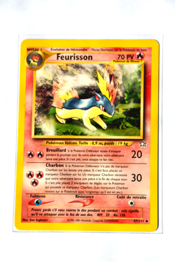 Pokemon TCG Feurisson 47/111 Neo Genesis FRENCH Card Ungraded LP - Image 1