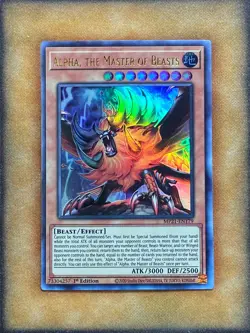 Yugioh Alpha, the Master of Beasts MP21-EN179 Ultra Rare 1st Ed NM - Image 1