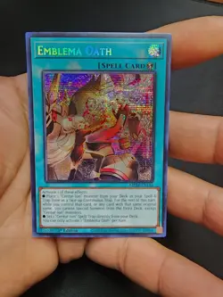Yugioh!-Emblema Oath-MP24-EN146-Prismatic Secret Rare-1st Edition-(NM) - Image 3