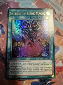 Yugioh TCG Secrets of Dark Magic MZMU-EN069 Ultra Rare 1st Edition NM - Image 1