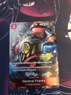 General Franky (CS 2023 Event Pack) P-027 One Piece Promotion Cards Foil - Image 1