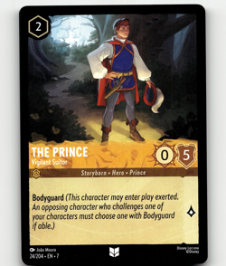 Disney Lorcana The Prince - Vigilant Suitor 24/204 - Archazia's Island - Image 1