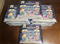 Disney Lorcana Into the Inklands Bundle 2 Starter Decks 6 Booster Packs & Bonus - Image 1